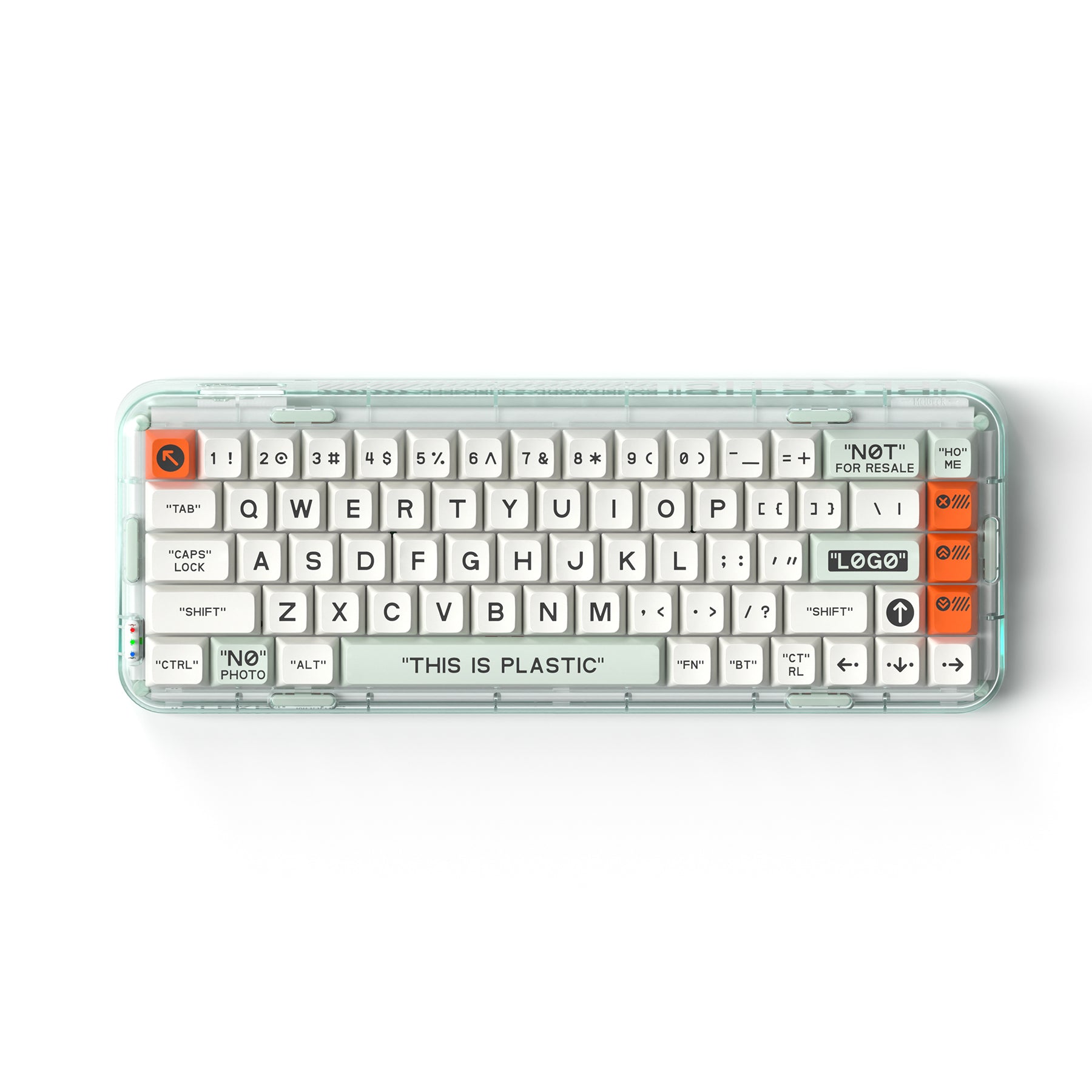 MelGeek MOJO68 off-white mechanical keyboard