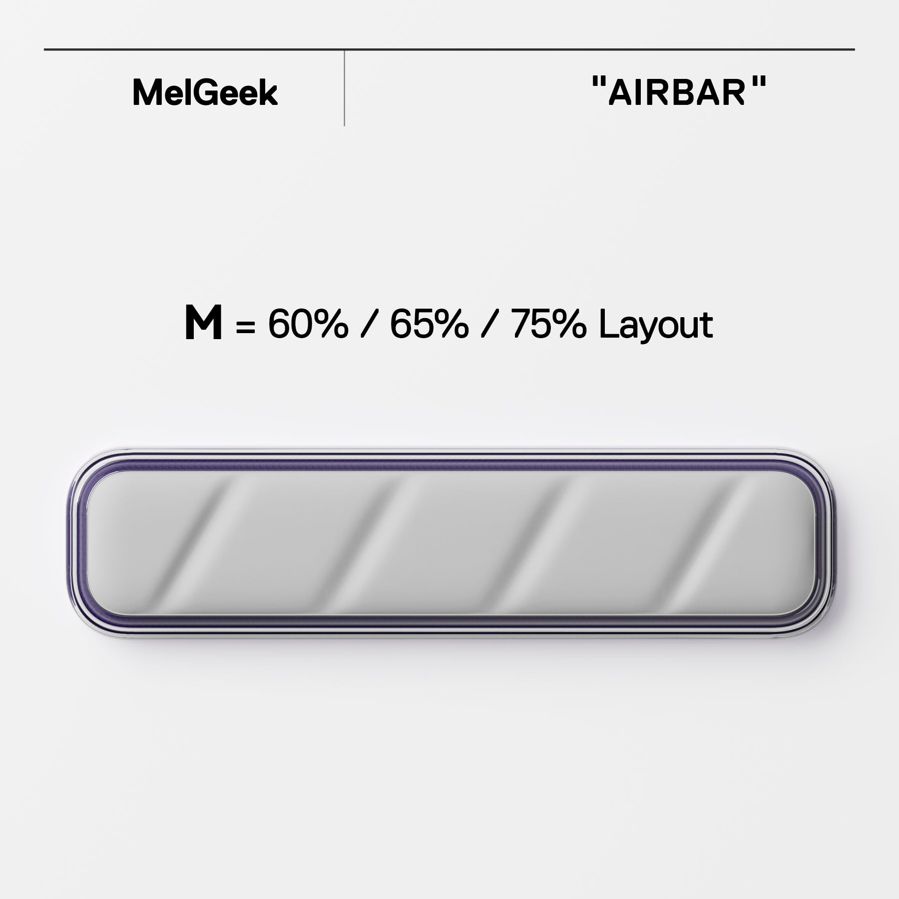 AIRBAR PURPLE Wrist Rest