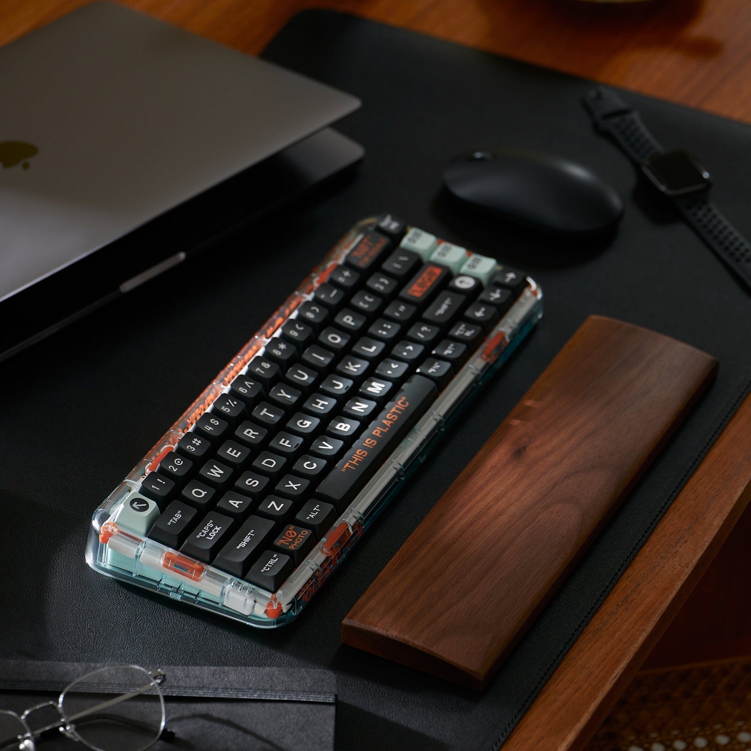 MelGeek Mojo68 Plastic Advance Black Mechanical Keyboard
